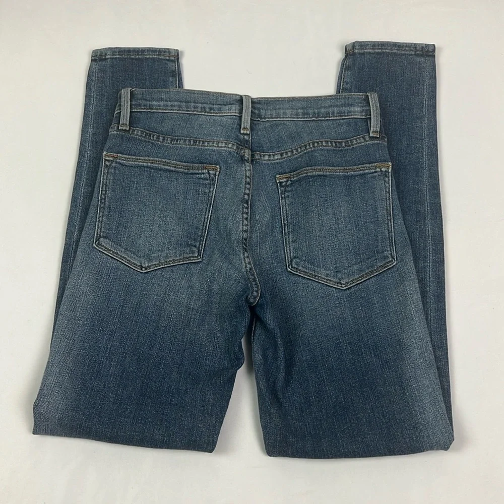 Frame Denim Women’s 25 Le High Skinny Distressed Stretchy Jean - Picture 3 of 15